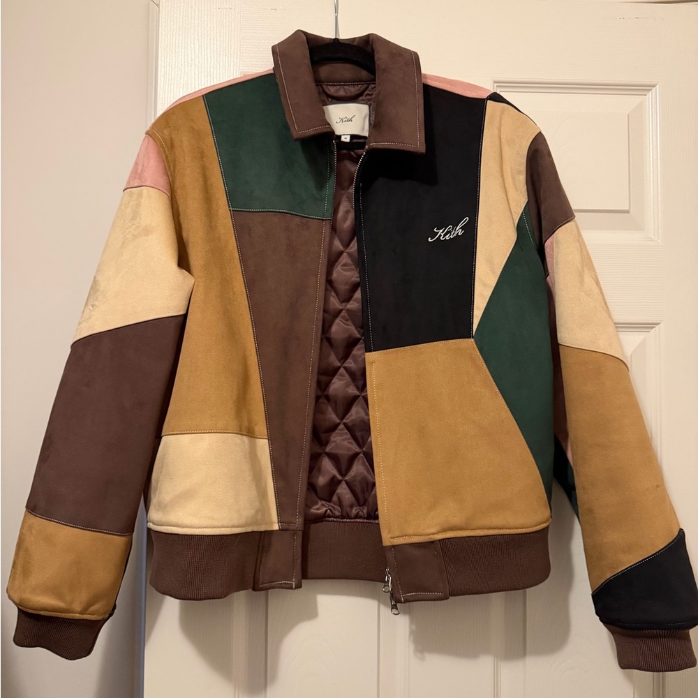 Kith Multicolor Patchwork Suede Jacket — Women’s … - image 1